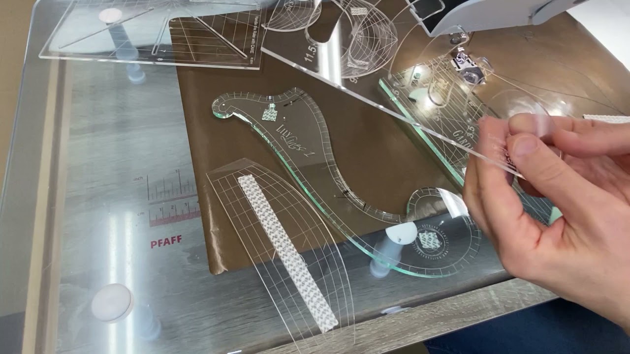 Ruler Work quilting with Nordiccrafter and PFAFF