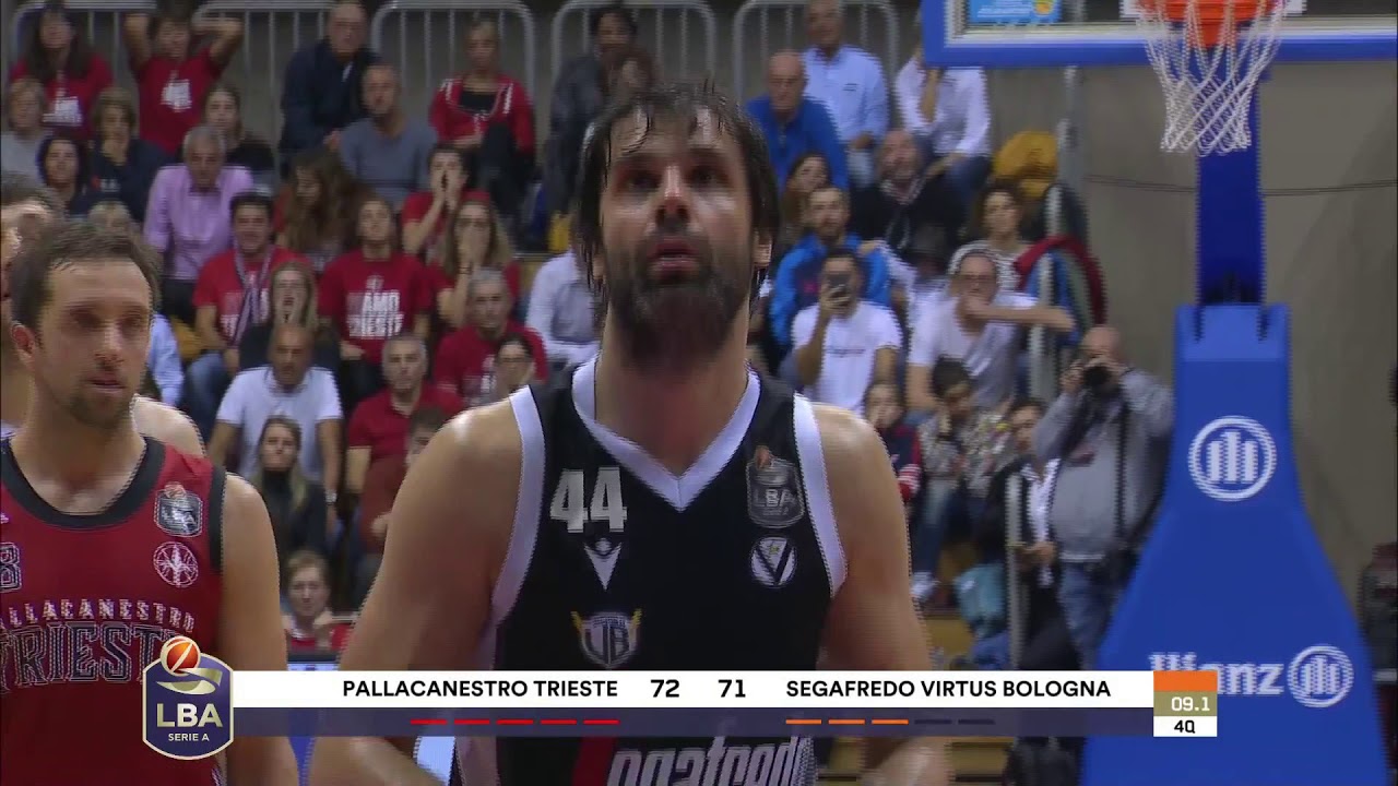 LBA I 9 Giornata - Trieste vs Virtus Bologna