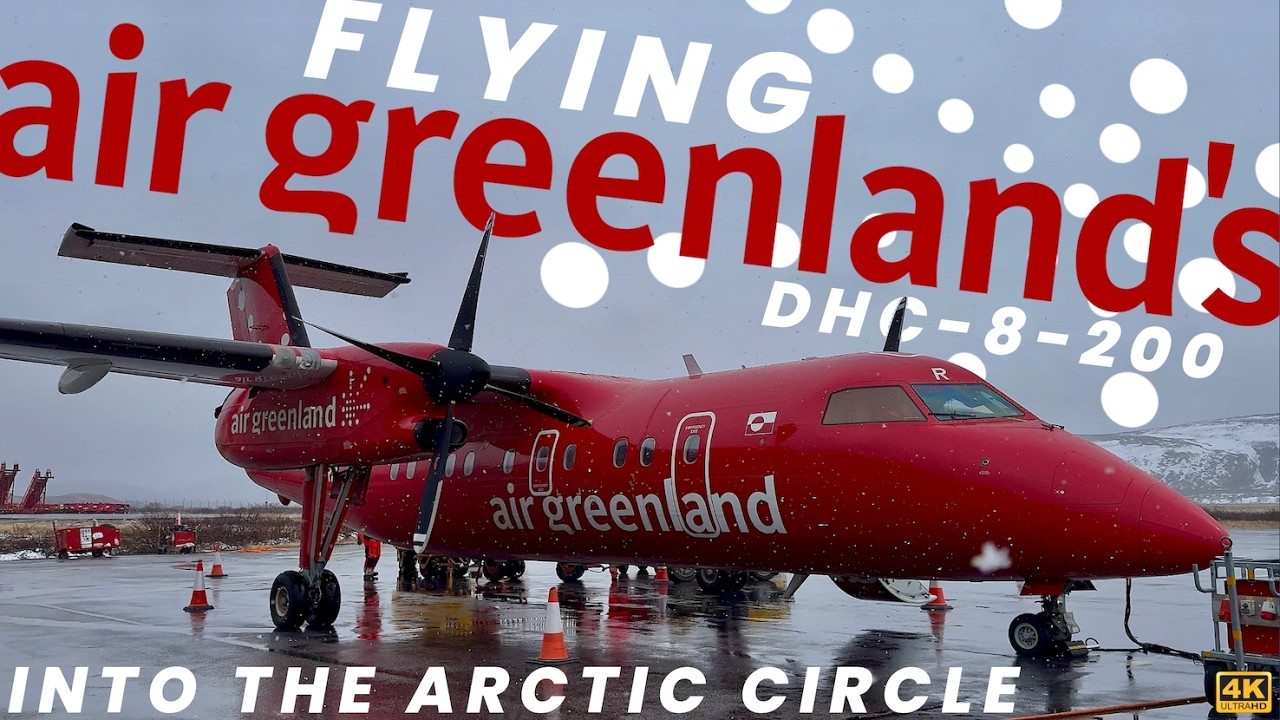 [4K] – Diversion – Air Greenland – De Havilland DHC-8-202Q – GOH-JHS-SFJ – OY-GRR – GL256 – IFS 1029
