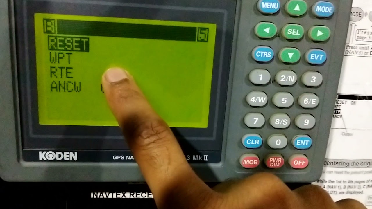 GPS Koden KGP-913 Mk II l Secondmate's Guide