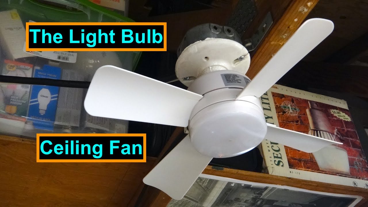 Bell Howell Socket FanLight - The Light Bulb Ceiling Fan