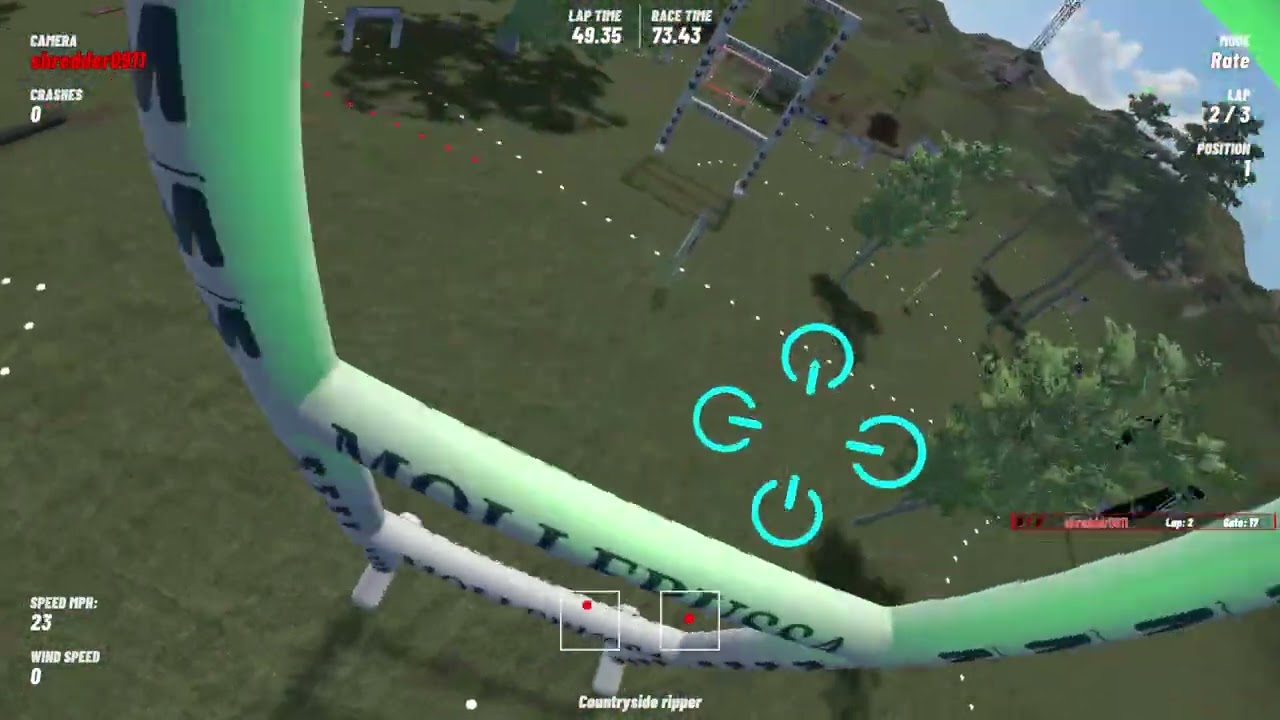FPV Velocidrone - Countryside Ripper