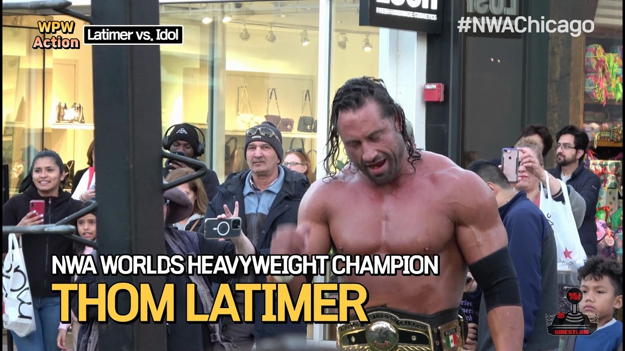 Thom Latimer vs. Bryan Idol Chicago Old Orchard Mall Brawl 10/17/2024 #NWAChicago Ep.275-2