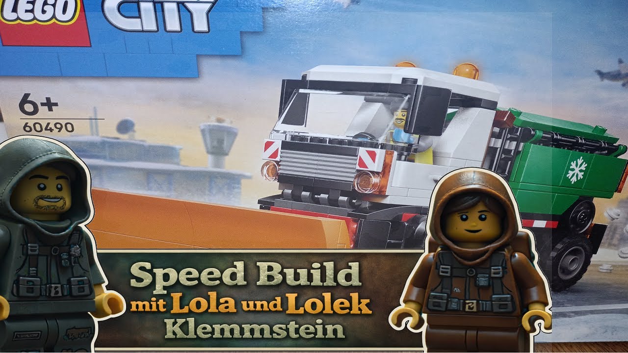 Speed Build | Lego 60490 City Schneepflug - Lola & Lolek bauen für Klemmingen