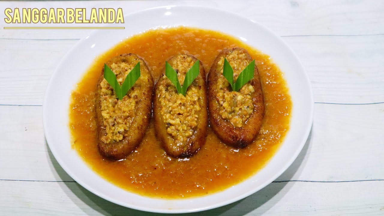 SANGGARA BELANDA KUAH KARAMEL || PISANG RAJA GORENG ISI KACANG MENTEGA KHAS SULAWESI