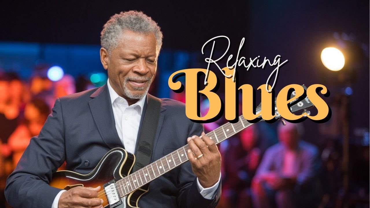 Relaxing Blues Music | Chill Night Blues Guitar Instrumental for Stress Relief