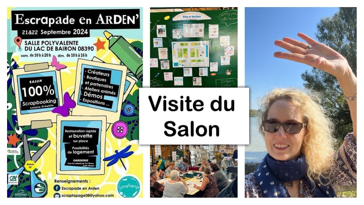 Visite du Salon de Scrapbooking Escrapade en Arden
