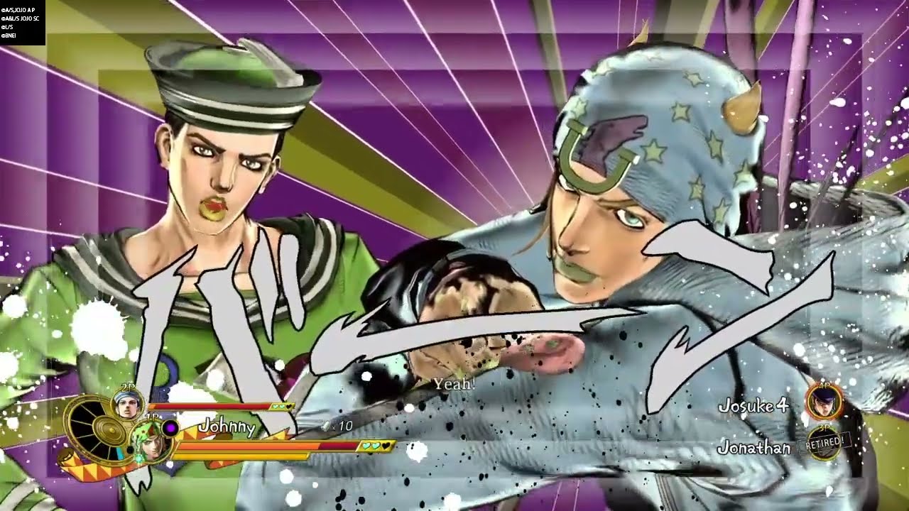 Johnny & Josuke 8 vs Jonathan & Josuke 4