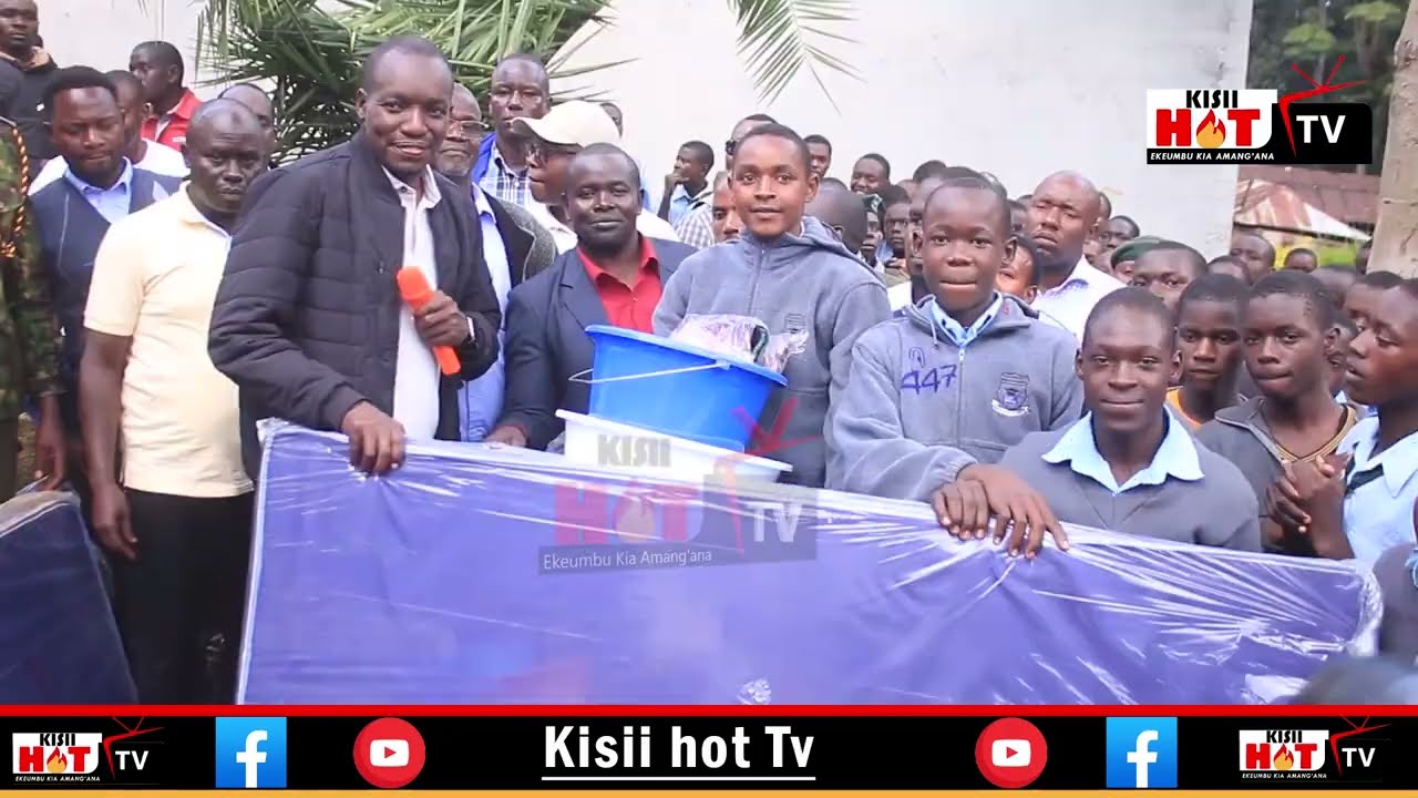 Arati Comes to the Rescue: Supports Nyakeiri Boys After Dorm Blaze, urges students to hit books