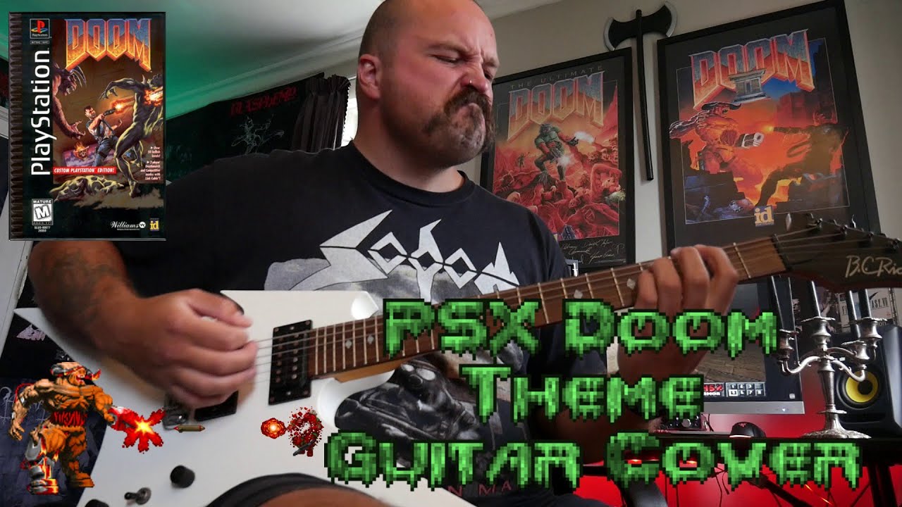Playstation1 Doom theme guitar cover [PSX Doom]