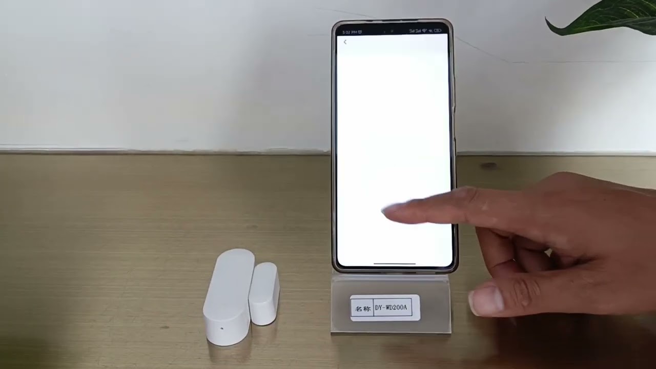 MC400D WiFi Smart Door Magnetic  connection  video