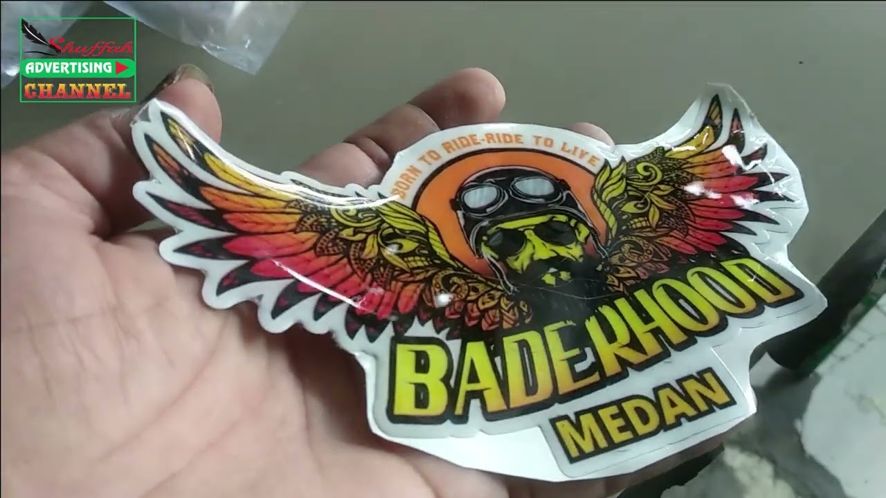 TUTORIAL - CARA PEMBUATAN  STIKER TIMBUL Dengan Resin LEMBEK
