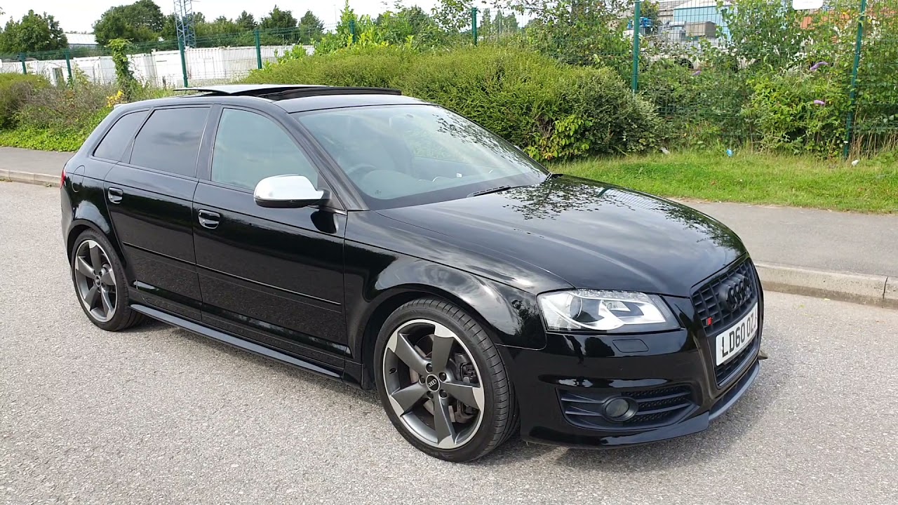 2010 60 Audi S3 2.0 TFSI Black Edition Sportback S Tronic Quattro Black Huge Spec Pan Roof