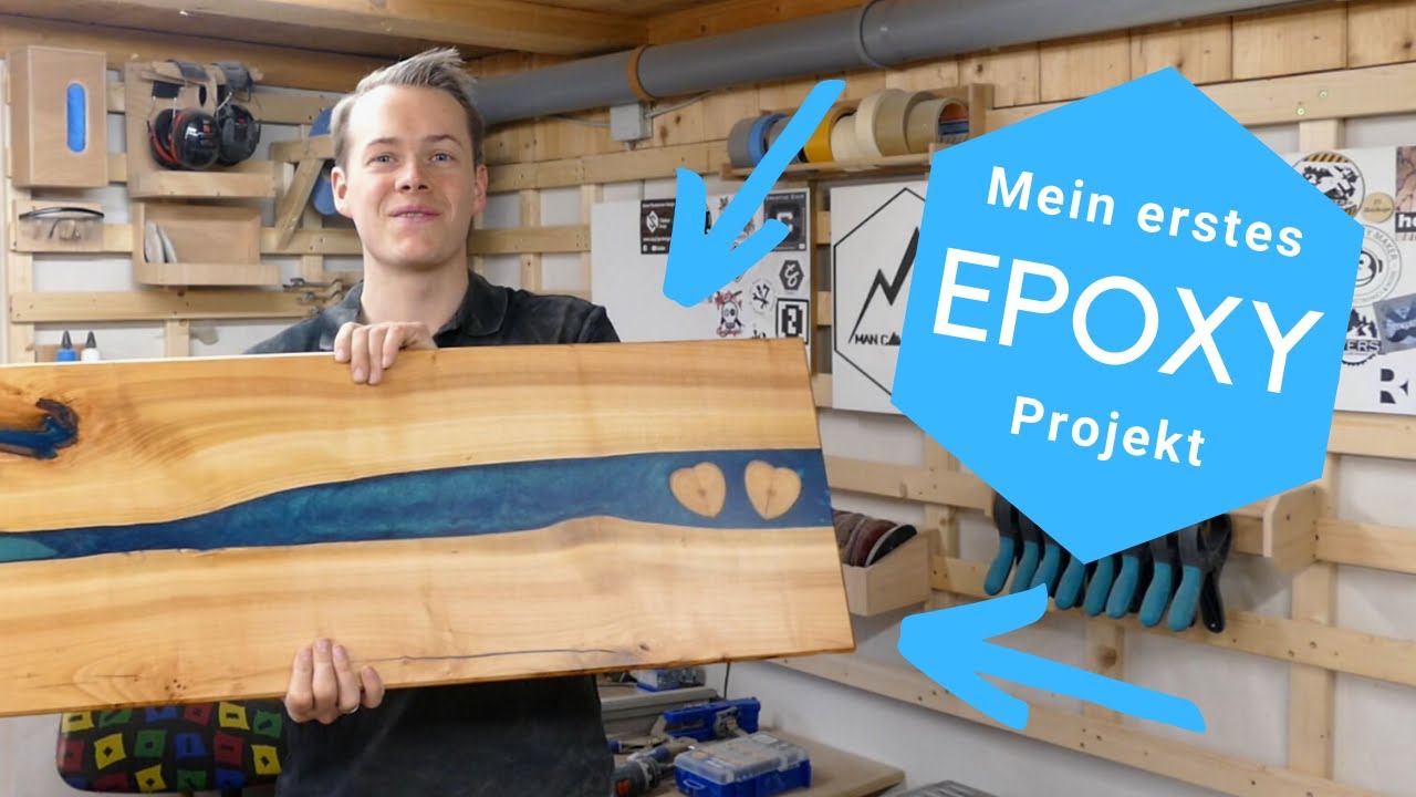 DIY Wanddeko mit Epoxidharz | Mein erstes Epoxy Projekt