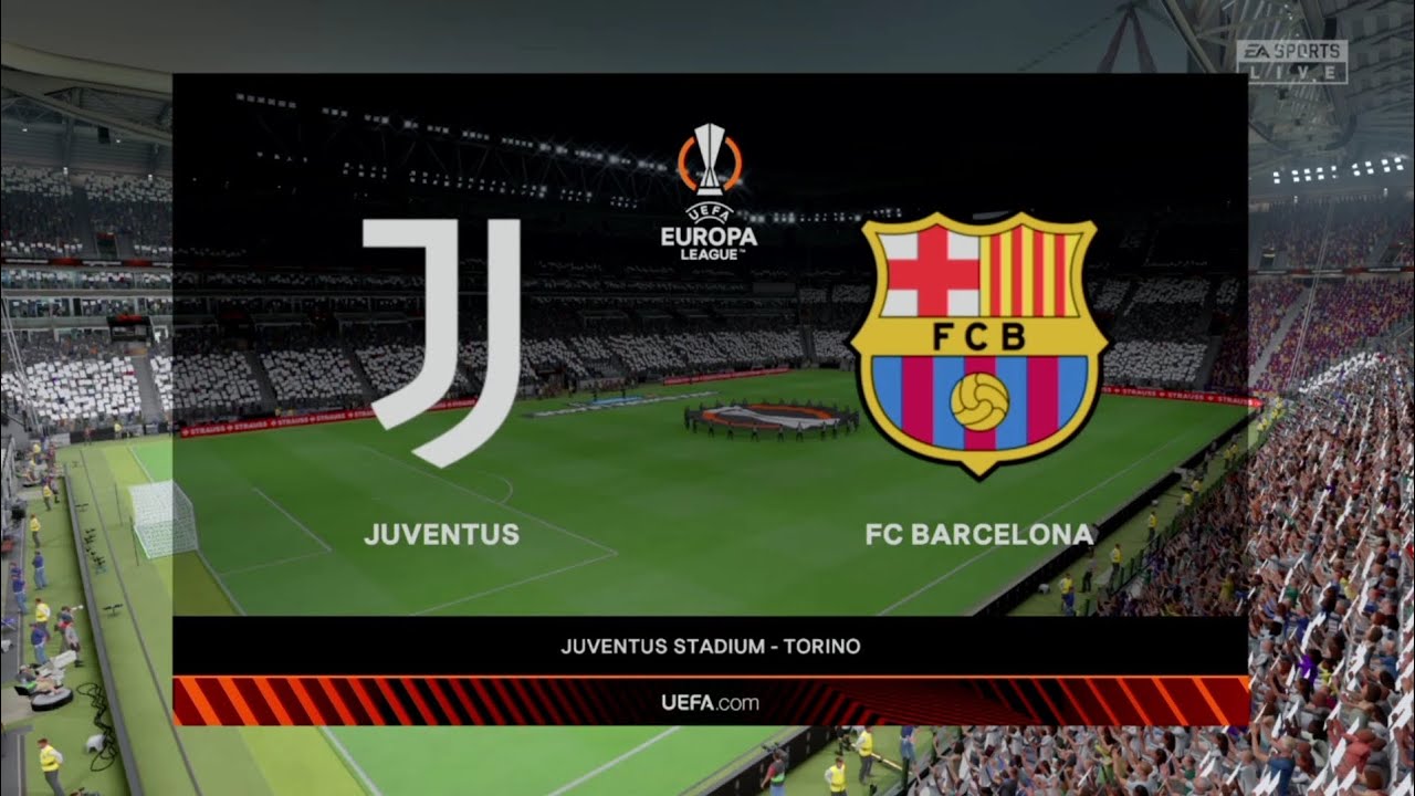 @Nptk_boi #gameplay Juventus vs FC Barcelona Uefa Europa league round of 16 second leg