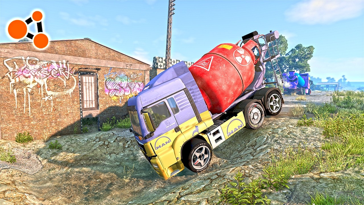 Cars VS Potholes 🚚 BeamNG.drive | Beamng Crashes TV