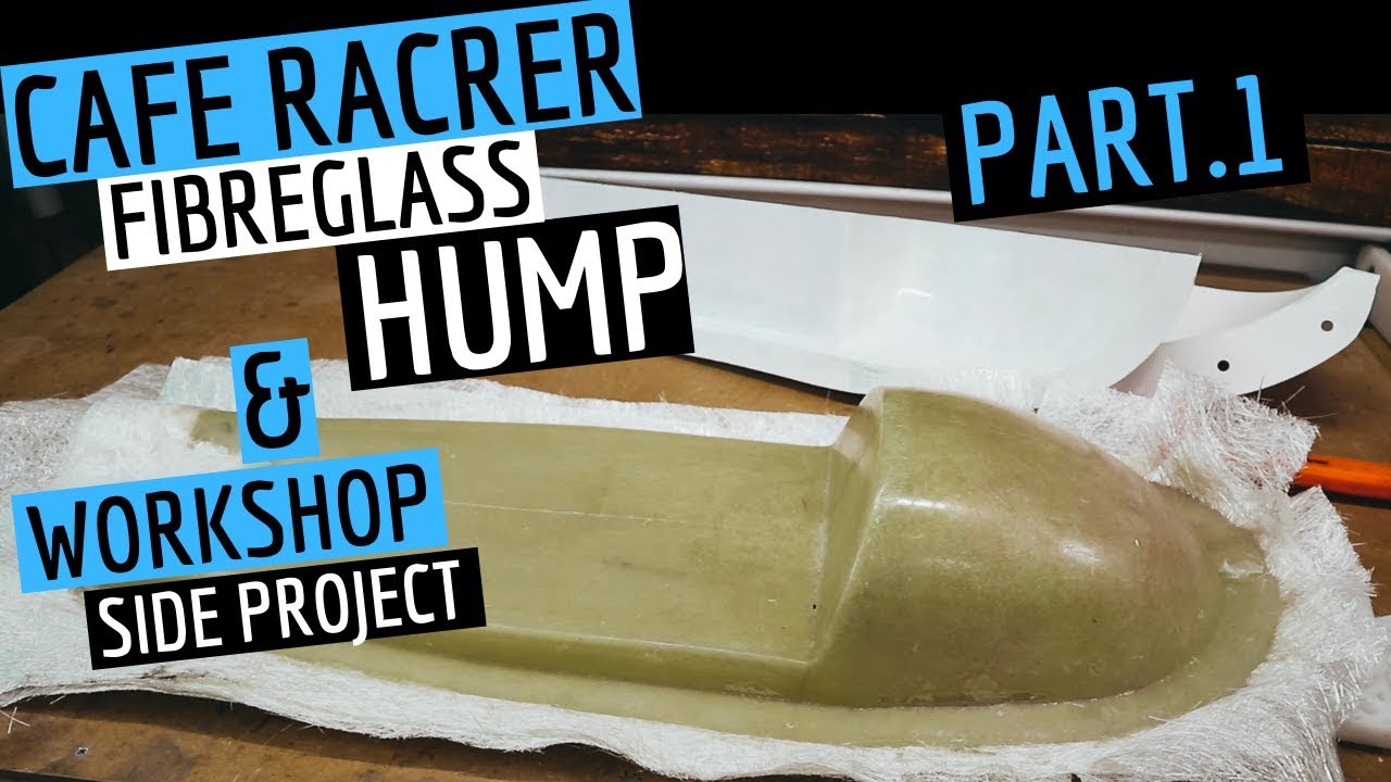 Making a ★ Cafe Racer Fibreglass Hump using a Split Mould PART 1 & A Workshop Project