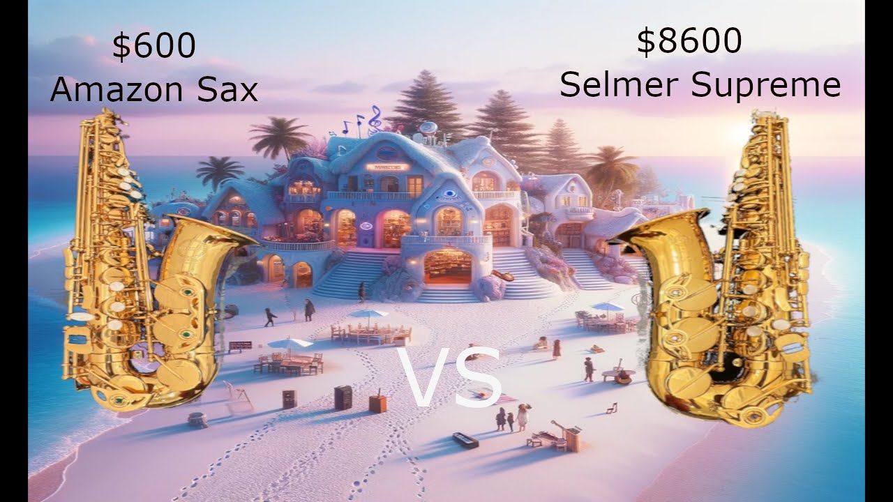 $600 Amazon Sax vs $8600 Selmer Supreme- Herche Superior! Alto Saxophone Review