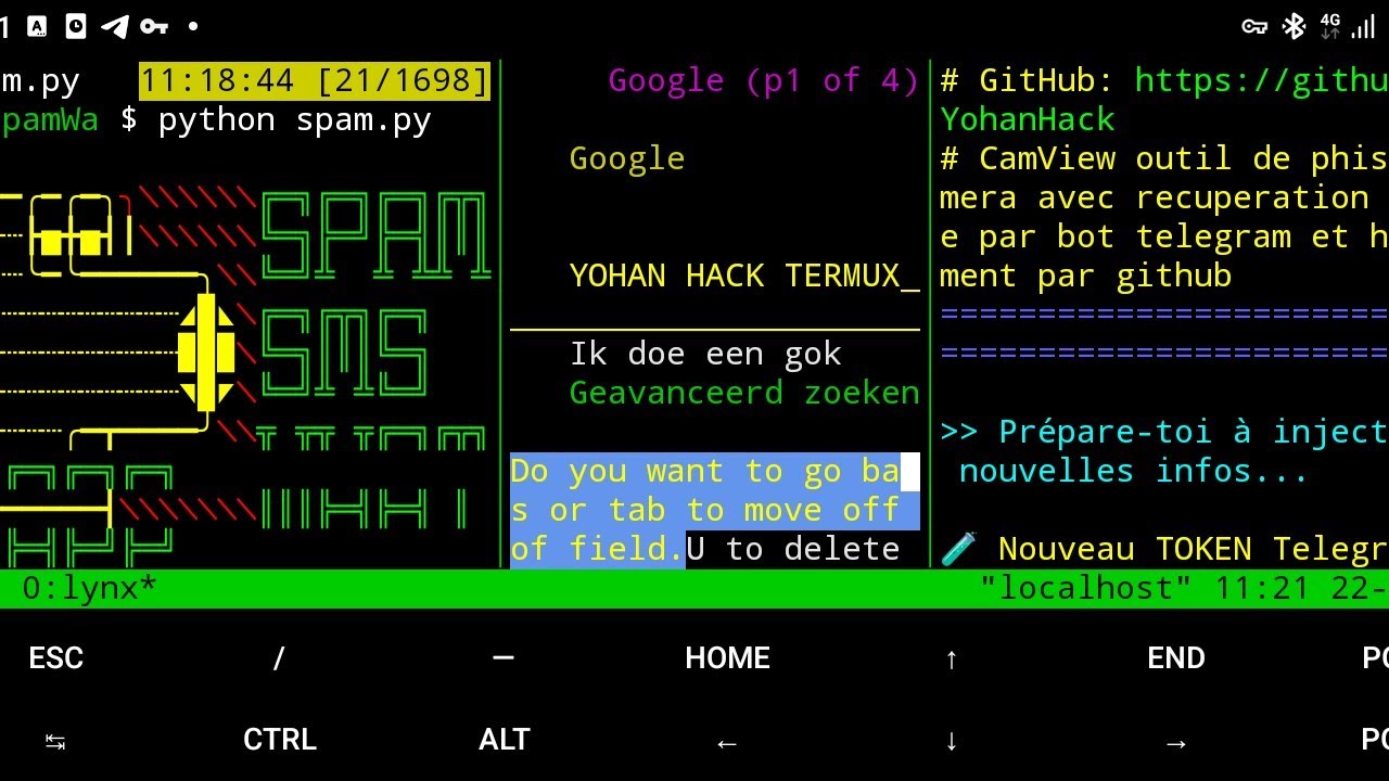 Termux Hacking les commandes de base Part1