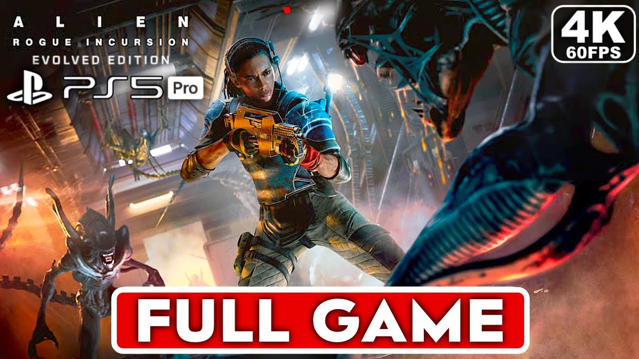 ALIEN ROGUE INCURSION EVOLVED EDITION Gameplay Walkthrough FULL GAME [4K 60FPS PS5] - No Commentary