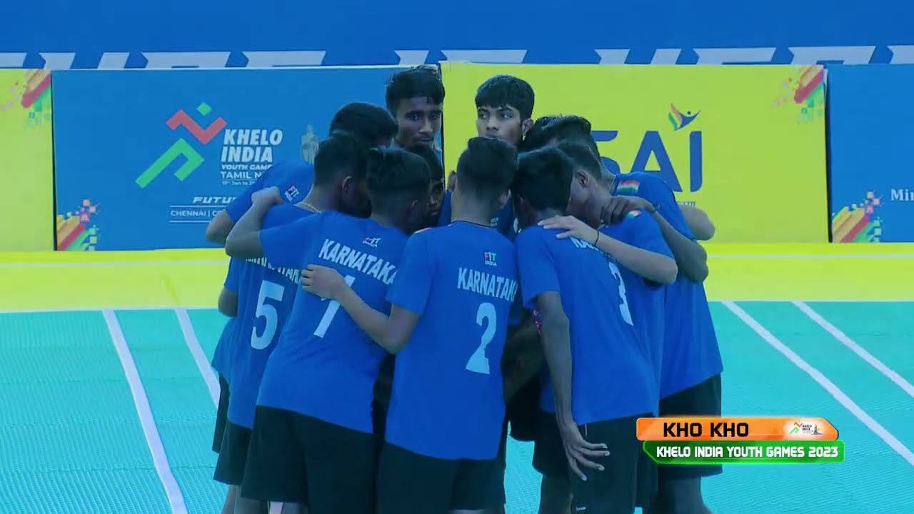 KHO KHO (Boys) - 1st Semi Final; Maharashtra vs Karnataka, Khelo India Youth Games 2023 Chennai