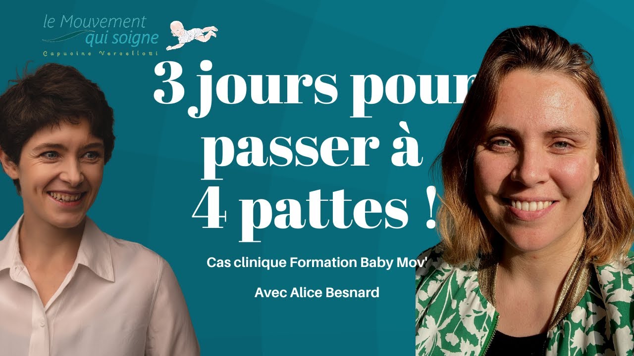 Mon bébé ne marche pas à 4 pattes ! Cas clinique formation Baby Mov'