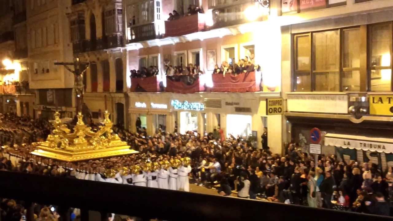 Cristo de Mena y la Legión. Novio de la muerte. Málaga 2013. Tribuna de los pobres.