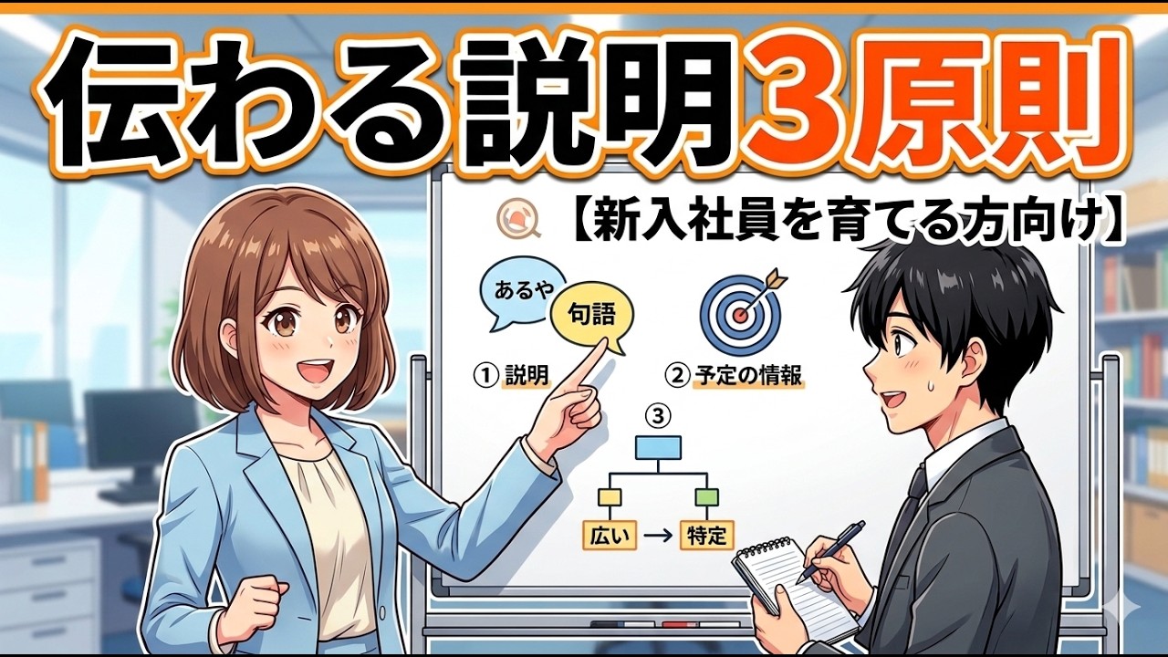 説明上手がしていること3選【職場で新入社員に説明するとき知っておきたいこと】