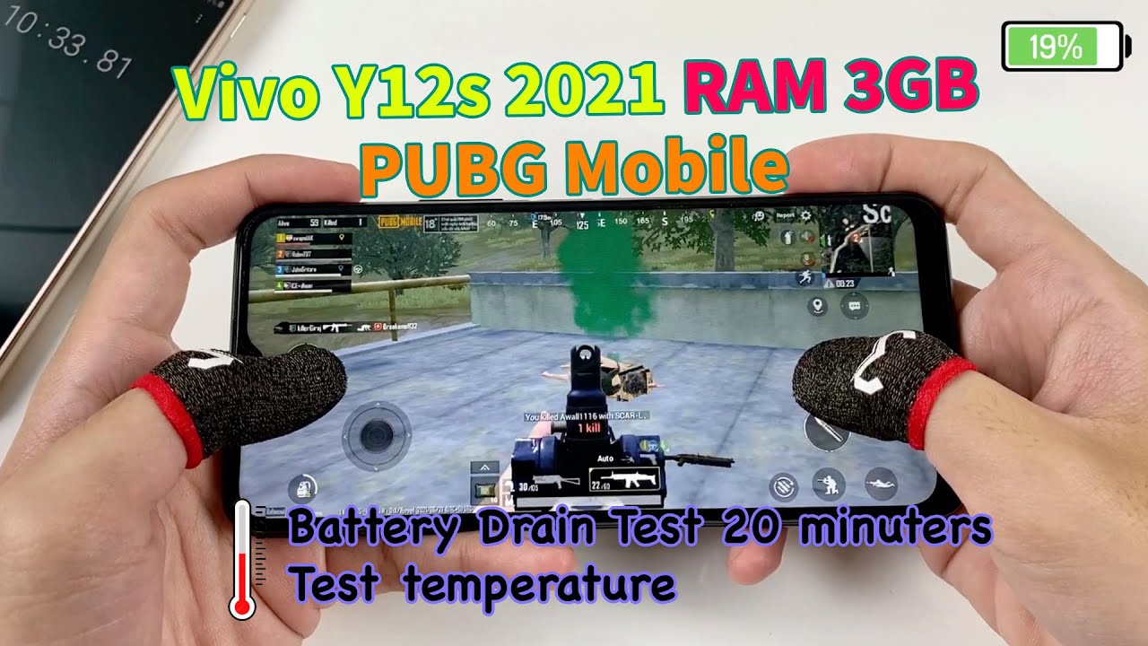 Vivo Y12s 2021 PUBG Mobile Gaming Test | Snapdragon 439, RAM 3GB