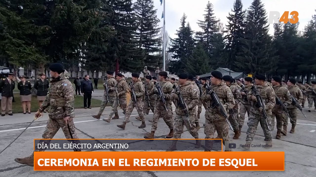CEREMONIA EN EL REGIMIENTO DE ESQUEL
