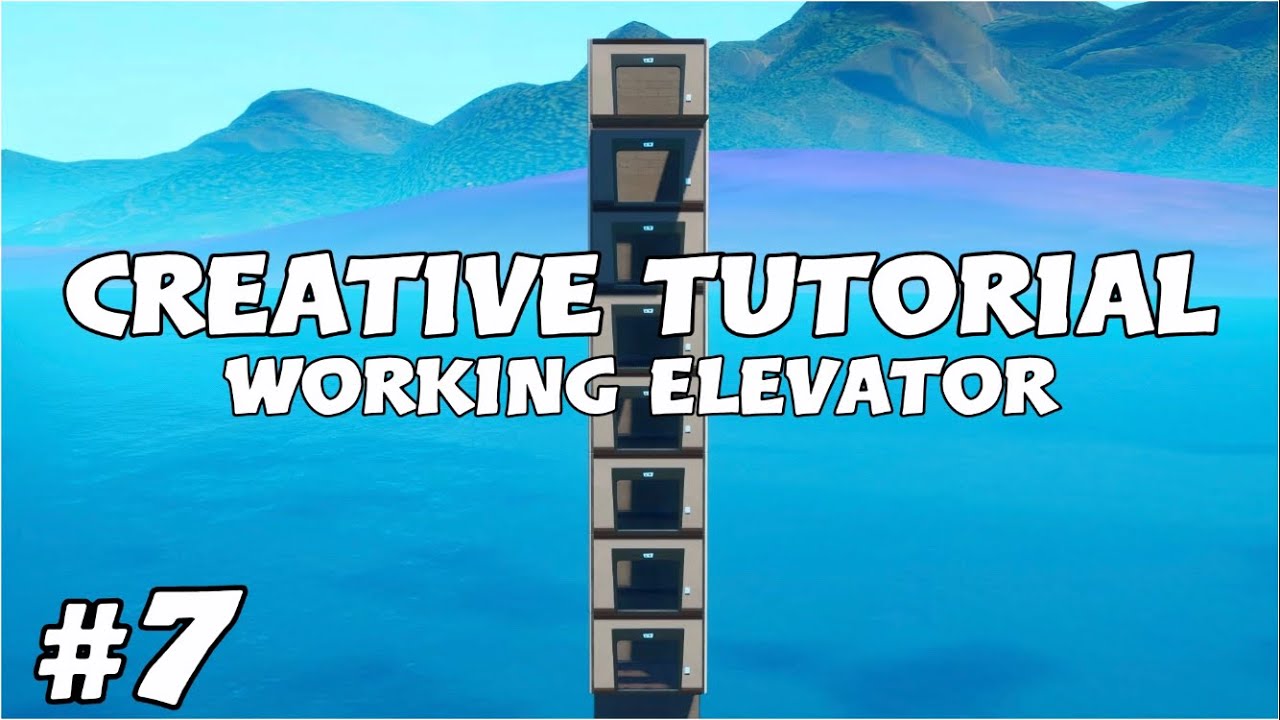Fortnite Creative Tutorial #7 | Working Elevator in ALL Directions (Fortnite Creative)