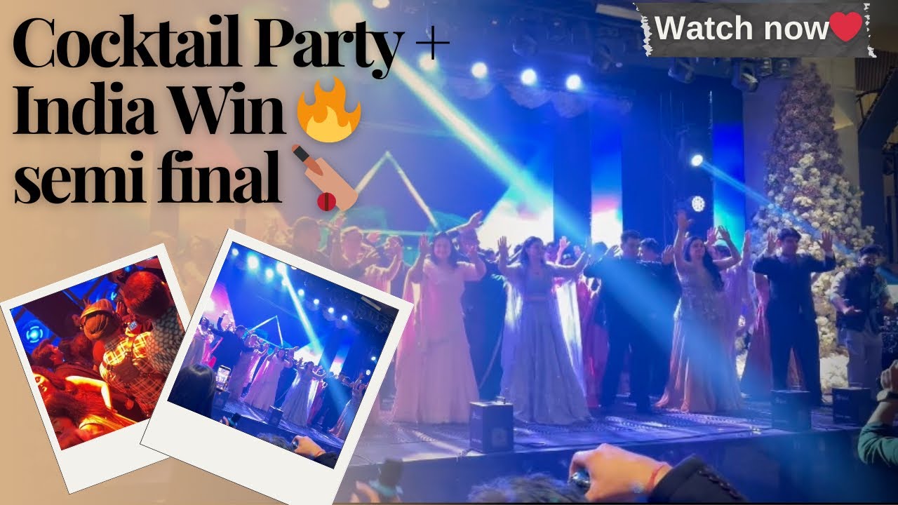 India Ki Jeet Aur Cocktail Party Ki Masti 🔥 Best Celebration Night | Vlog