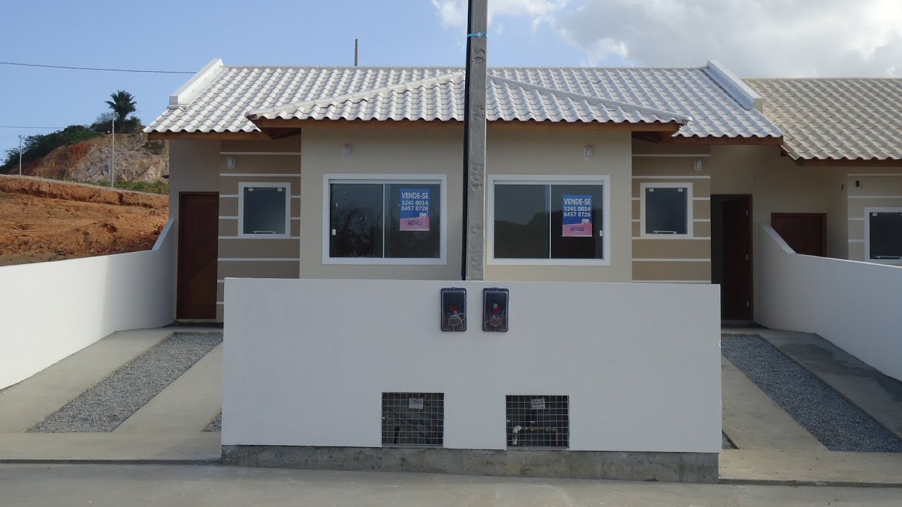 ✔️Casa geminada de 2 dorms. em Palho&ccedil;a SC. R$125.000,00