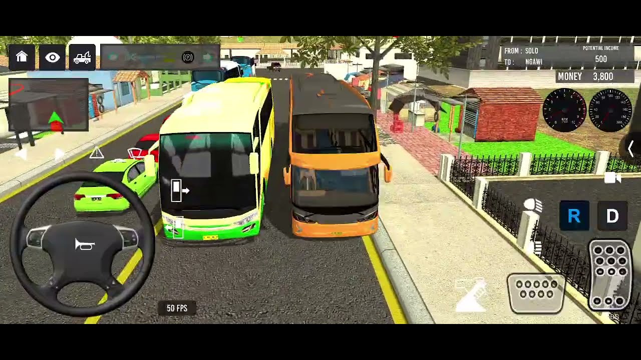Impossible Hill Descent Gone Wrong 😱 Bus Lost Control! Indonesia Bus Driving | Android Gameplay