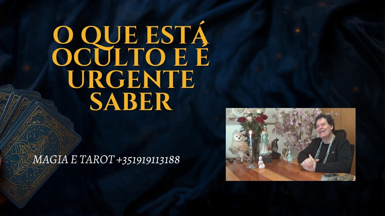 O QUE ESTÁ OCULTO E É URGENTE SABER.