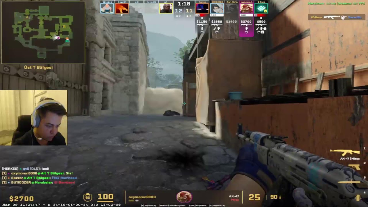 Bu gün günlerden Faceit. Bugün 9 lvl oluyoruz.