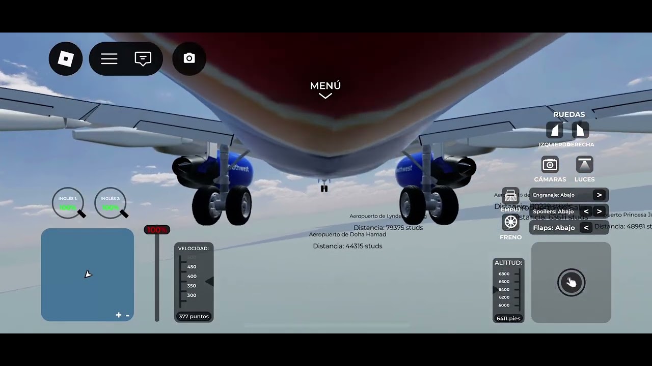 recreando  accidentes de avion  parte 2
