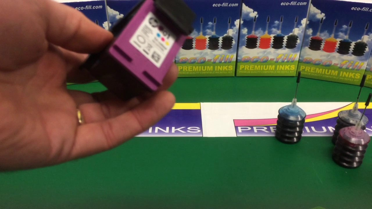 HP 301 Colour Refilling Instructions Video