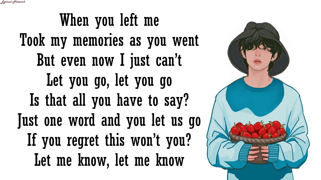 BTS V - Love Me Again |English Version| Lyrics