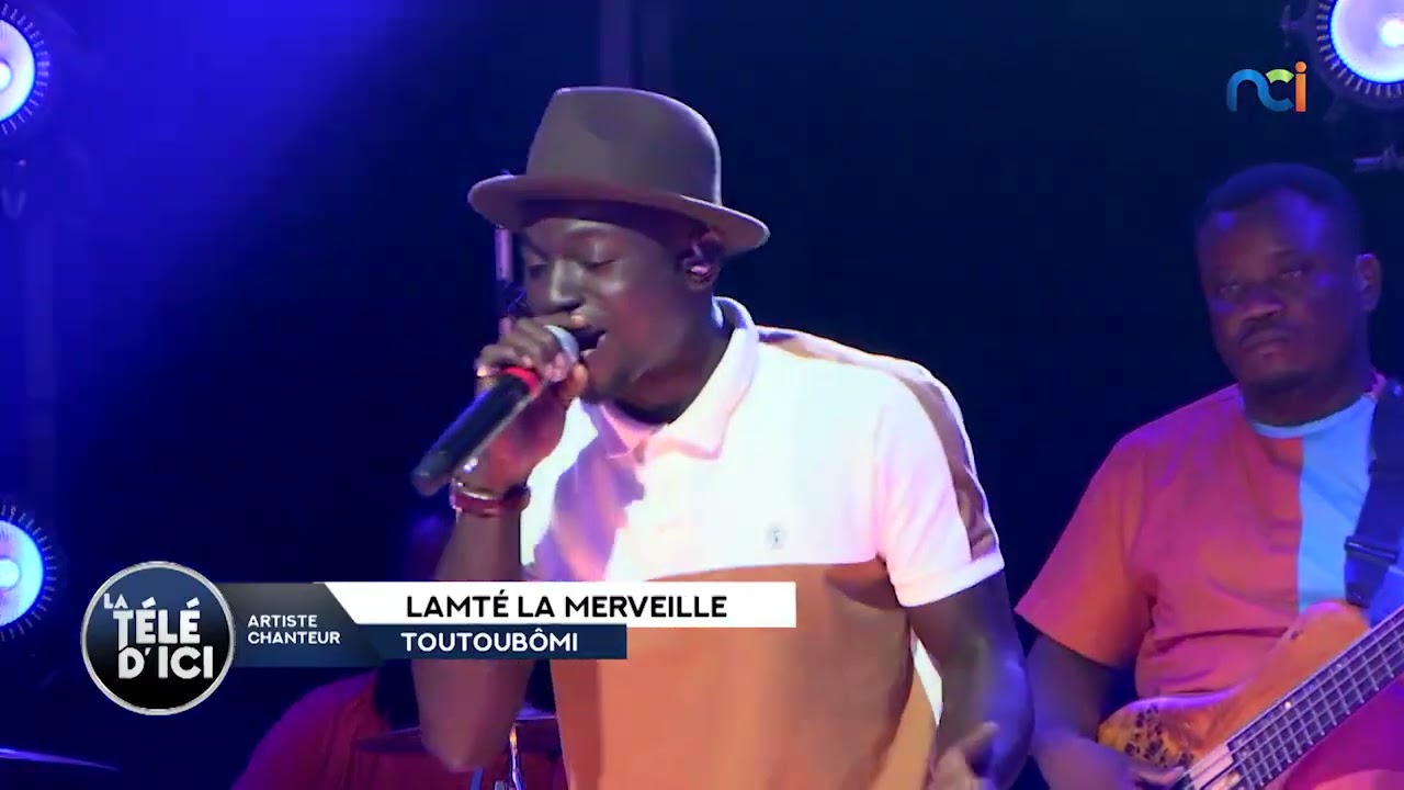 Lamté La Merveille en live sur la scène de La Télé d'Ici