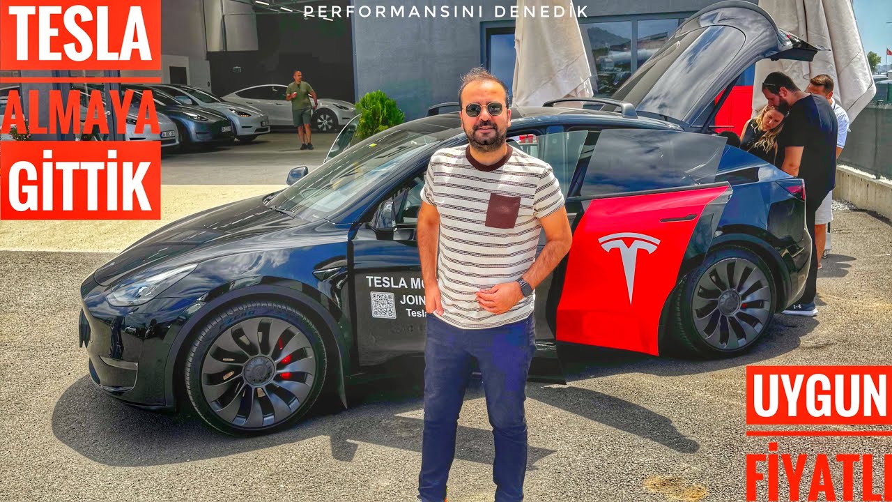 TESLA’YLA TESLA ALMAYA GİTTİK!VLOG |UYGUN FİYATLI MODEL Y ZORLADIK | EĞLENCELİ VİDEO |SR 455KM 218HP