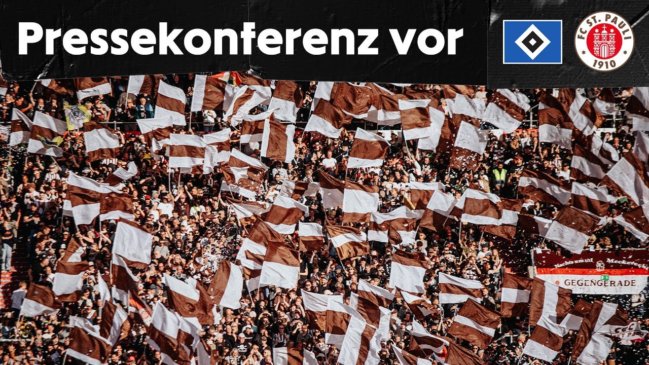 Die Pressekonferenz vor dem Spiel gegen den HSV