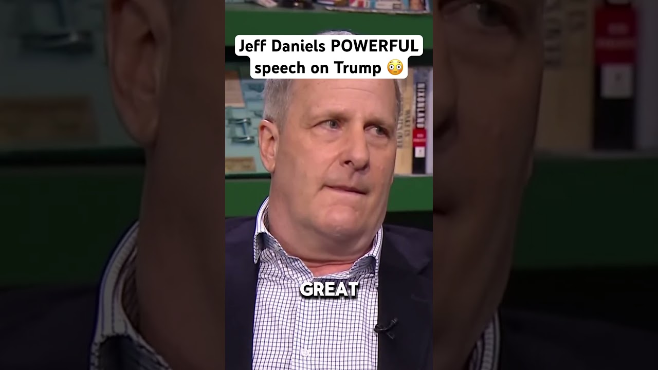 Jeff Daniels powerful speech on Trump #election #trump #politics #kamalaharris #jeffdaniels