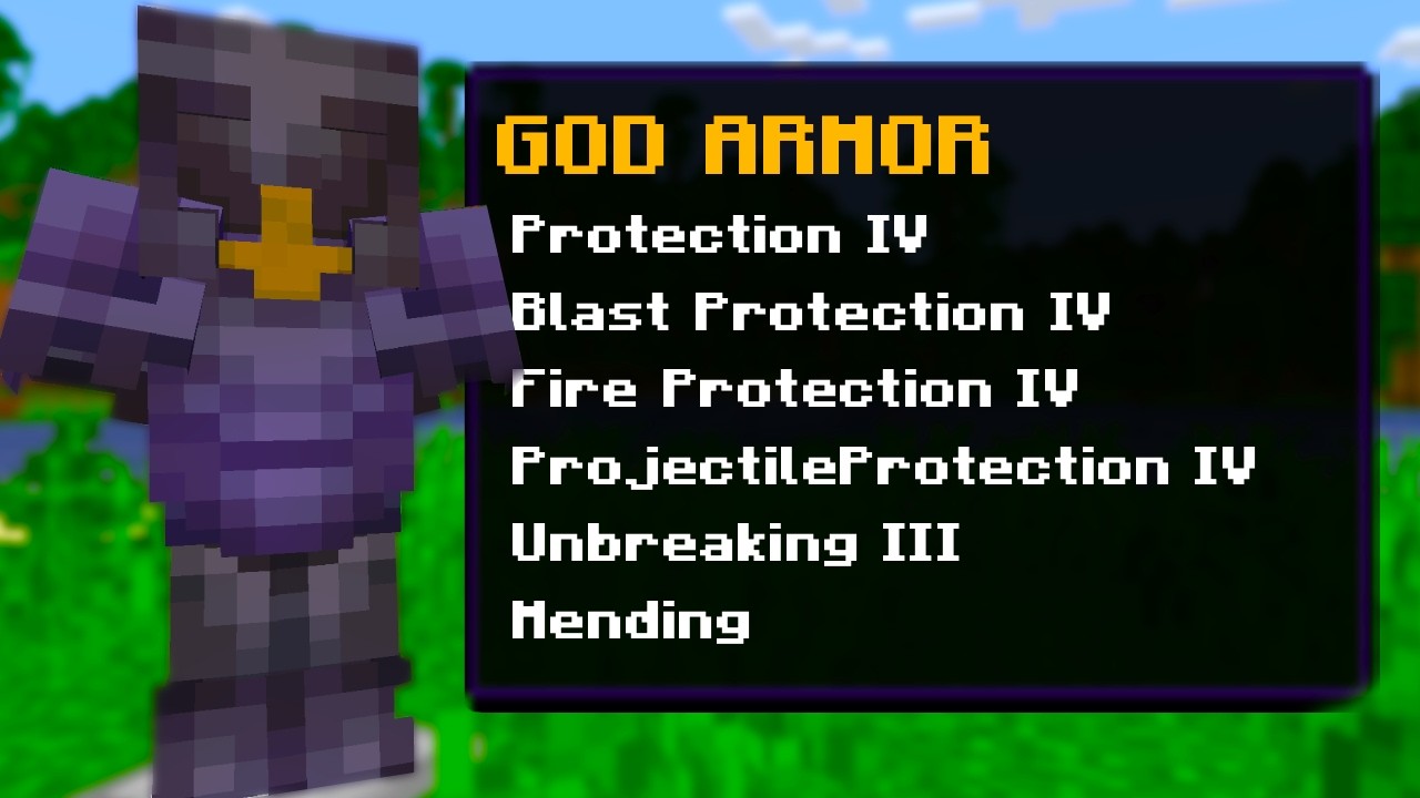 ✅ Cómo HACER la GOD ARMOR en Minecraft 1.21+