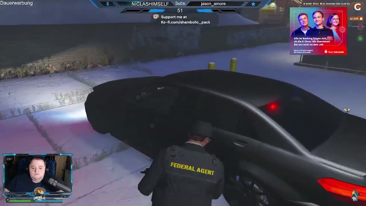 Stream 25.12.2025 GVMP FIB Christian Schoo RP Roleplay