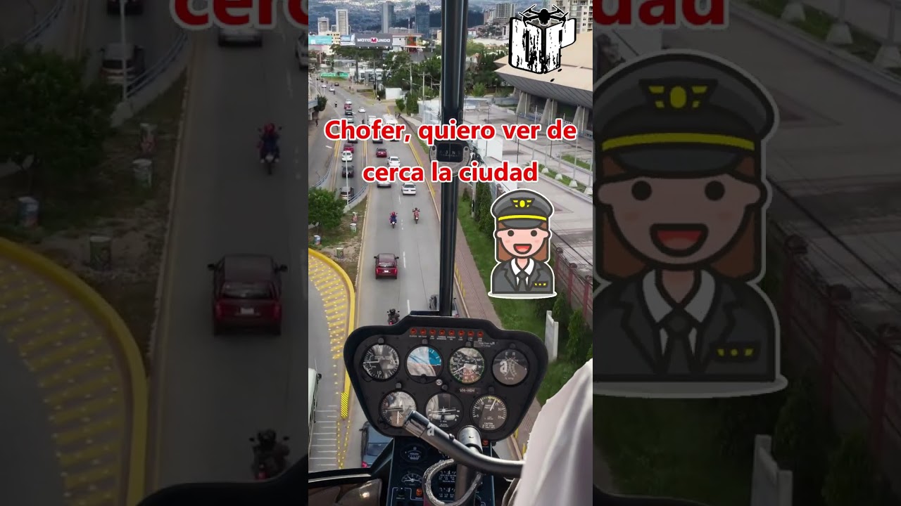 Peligro 🤣 Helicoptero volando bajito #shorts #youtuber #drone #dji #4k #entertainment #prank