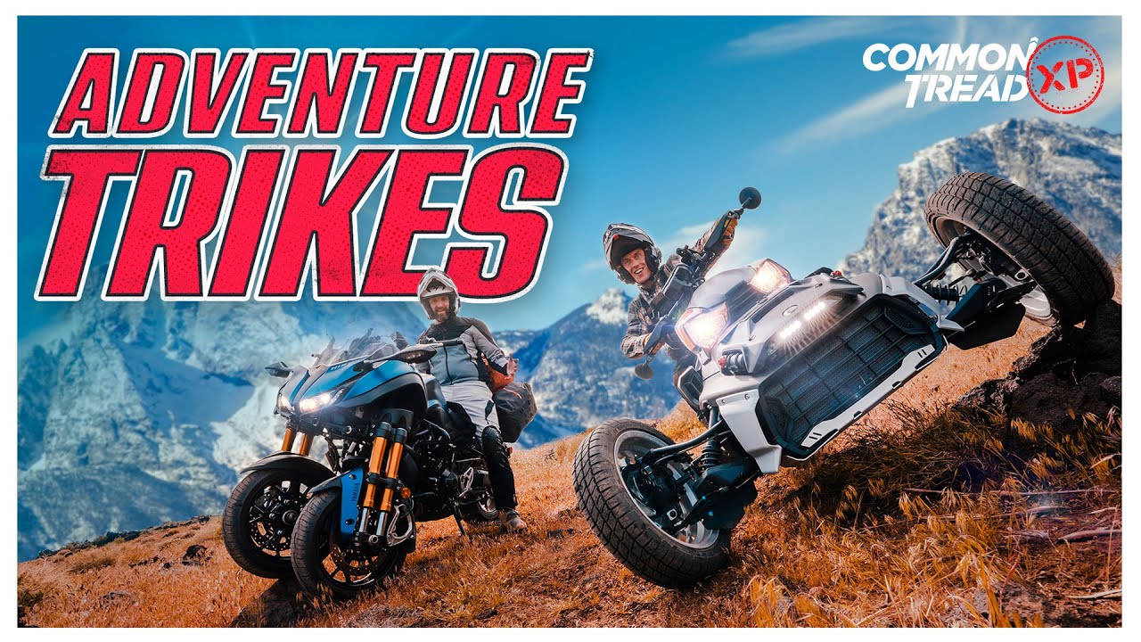 Adventure Trikes! Can-Am Ryker Rally vs. Yamaha Niken | Common Tread XP