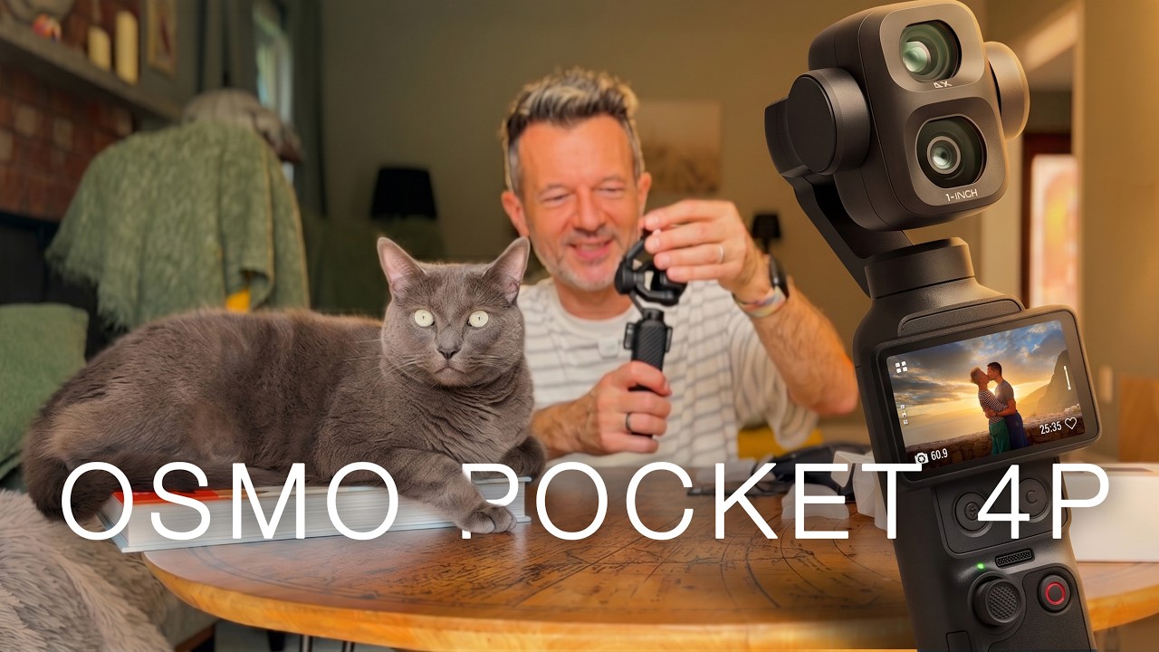Стоит ли она своих денег?💵 Распаковка и первые тесты Osmo Pocket 4P от DJI