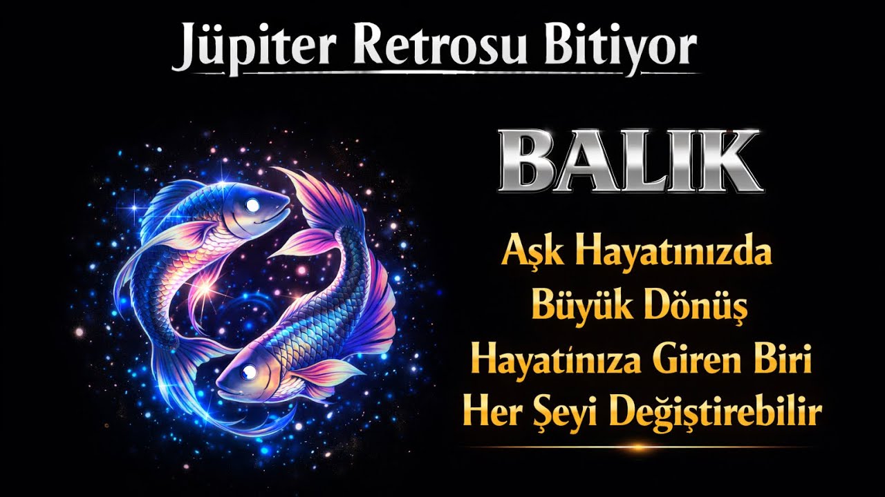 Balık Burcu - Y&uuml;kselen Balık - J&uuml;piter Retrosu Bitiyor