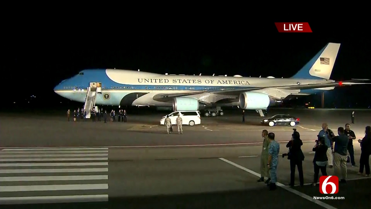President Arrives In Singapore